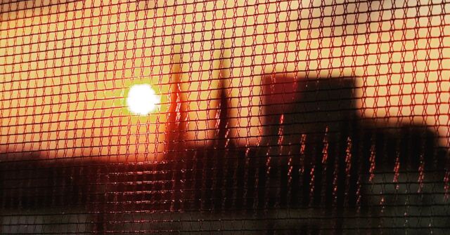Just the occasional, beautiful sunset in the city. Behind fly screen :)  #lifeinthecity #sunset #flyscreen #beautifulcity